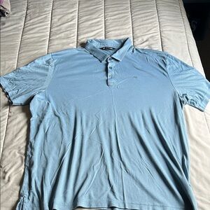 Travis Mathew Light Blue Men's Polo - Breathable Performance